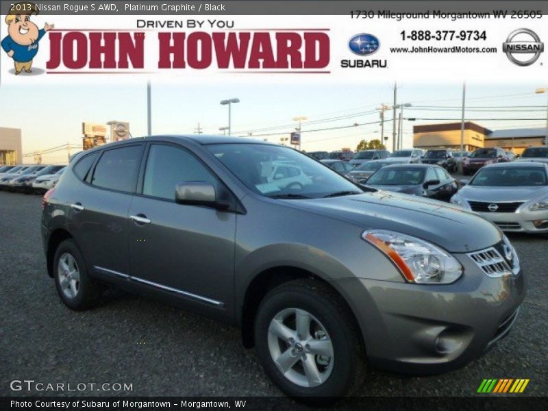 Platinum Graphite / Black 2013 Nissan Rogue S AWD