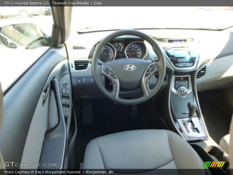 Titanium Gray Metallic / Gray 2013 Hyundai Elantra GLS