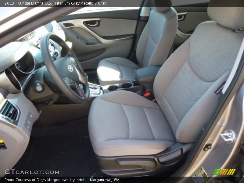 Titanium Gray Metallic / Gray 2013 Hyundai Elantra GLS