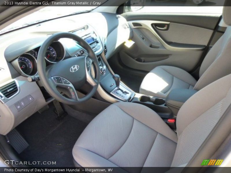 Titanium Gray Metallic / Gray 2013 Hyundai Elantra GLS