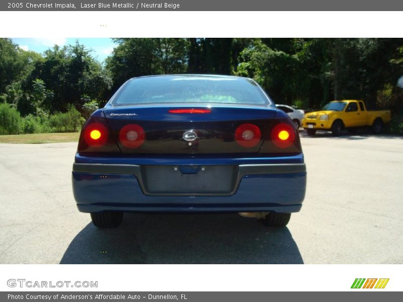 Laser Blue Metallic / Neutral Beige 2005 Chevrolet Impala