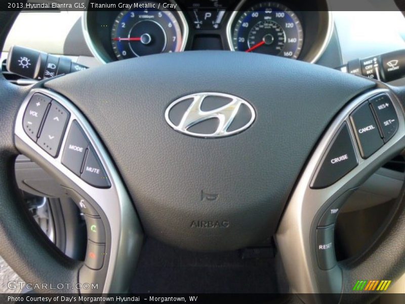 Titanium Gray Metallic / Gray 2013 Hyundai Elantra GLS