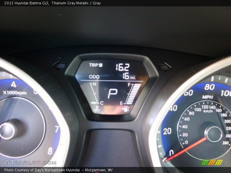 Titanium Gray Metallic / Gray 2013 Hyundai Elantra GLS