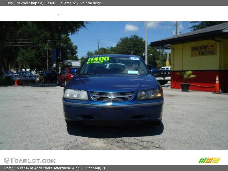 Laser Blue Metallic / Neutral Beige 2005 Chevrolet Impala