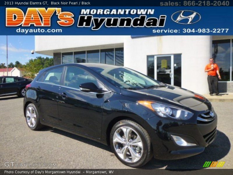 Black Noir Pearl / Black 2013 Hyundai Elantra GT