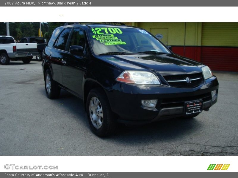 Nighthawk Black Pearl / Saddle 2002 Acura MDX