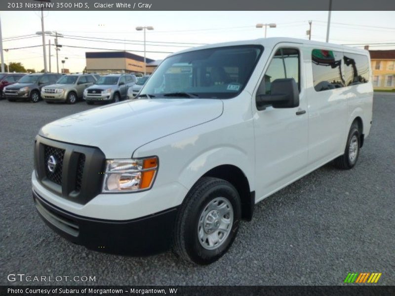 Glacier White / Gray 2013 Nissan NV 3500 HD S