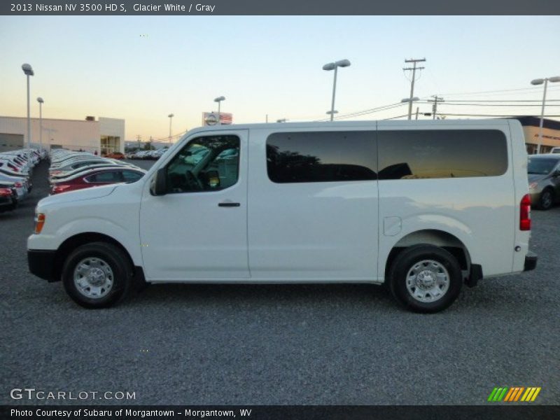 Glacier White / Gray 2013 Nissan NV 3500 HD S