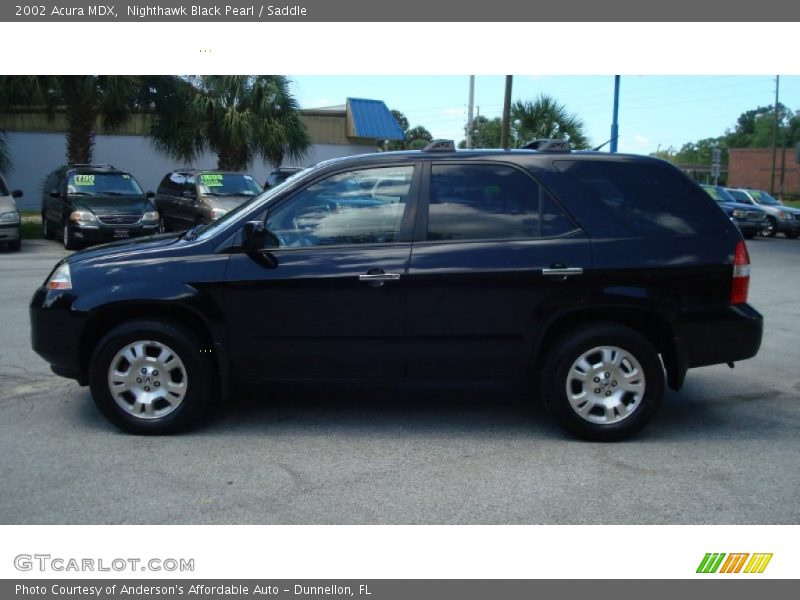 Nighthawk Black Pearl / Saddle 2002 Acura MDX
