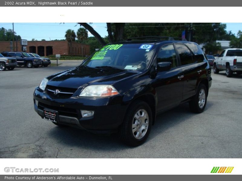 Nighthawk Black Pearl / Saddle 2002 Acura MDX