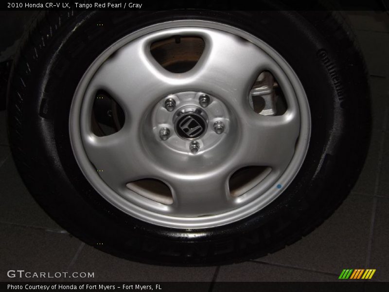 Tango Red Pearl / Gray 2010 Honda CR-V LX