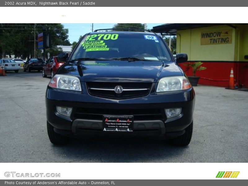 Nighthawk Black Pearl / Saddle 2002 Acura MDX