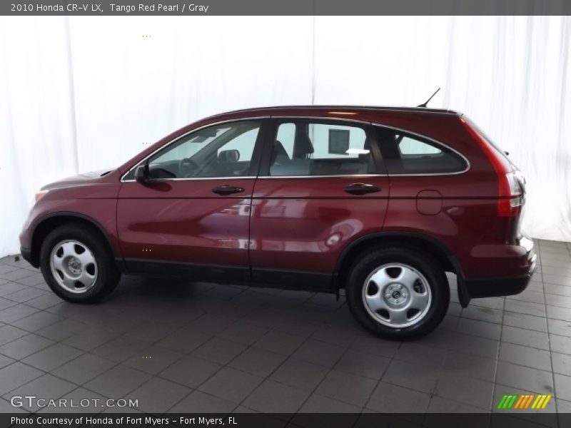 Tango Red Pearl / Gray 2010 Honda CR-V LX