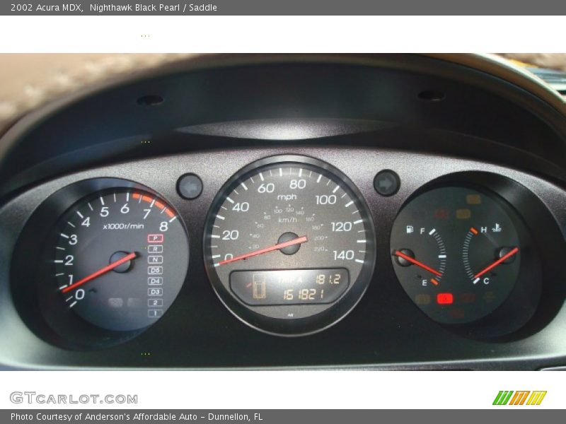 Nighthawk Black Pearl / Saddle 2002 Acura MDX