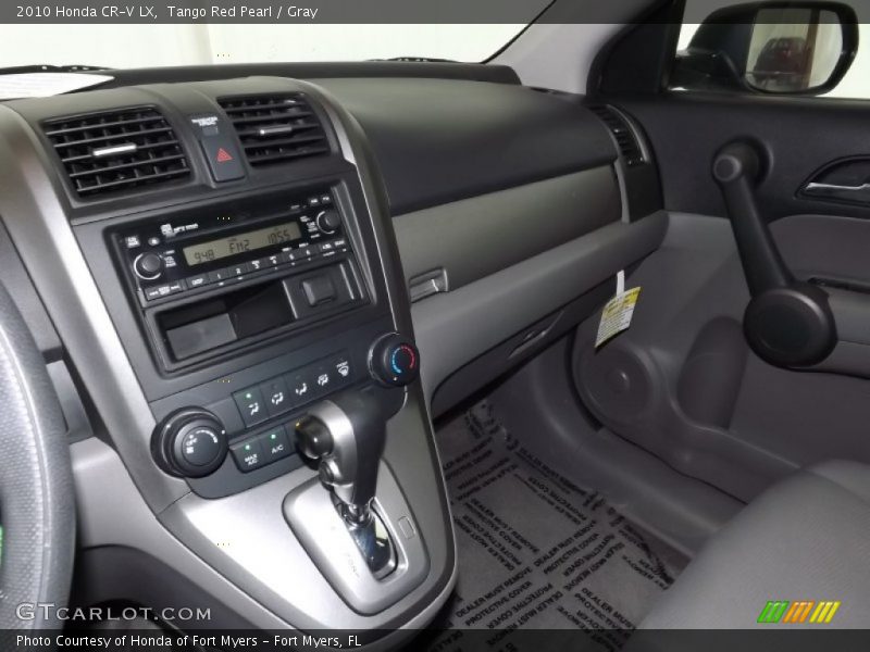 Tango Red Pearl / Gray 2010 Honda CR-V LX
