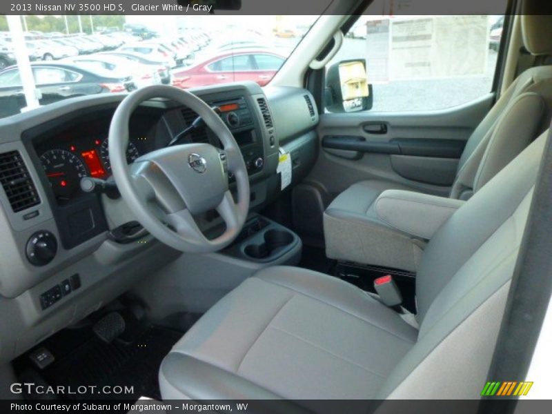 Glacier White / Gray 2013 Nissan NV 3500 HD S