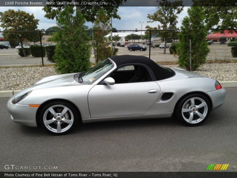 Arctic Silver Metallic / Graphite Grey 1998 Porsche Boxster