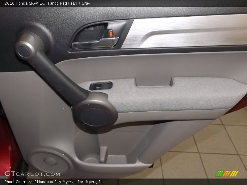 Tango Red Pearl / Gray 2010 Honda CR-V LX