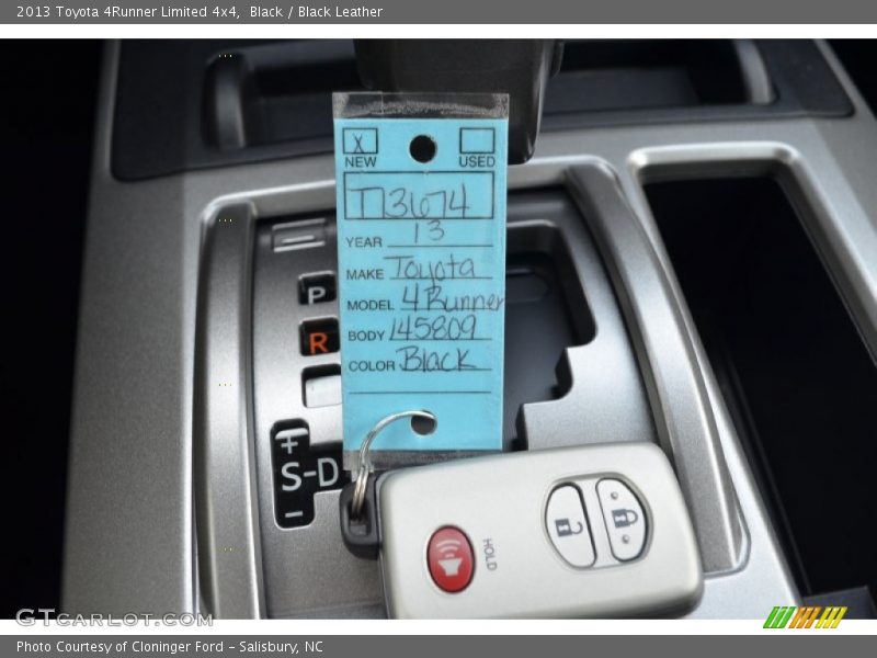 Black / Black Leather 2013 Toyota 4Runner Limited 4x4