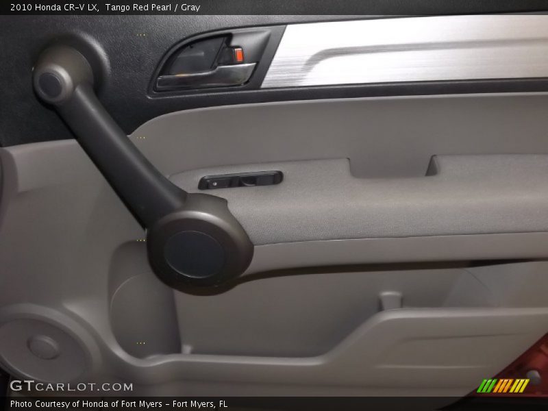 Tango Red Pearl / Gray 2010 Honda CR-V LX