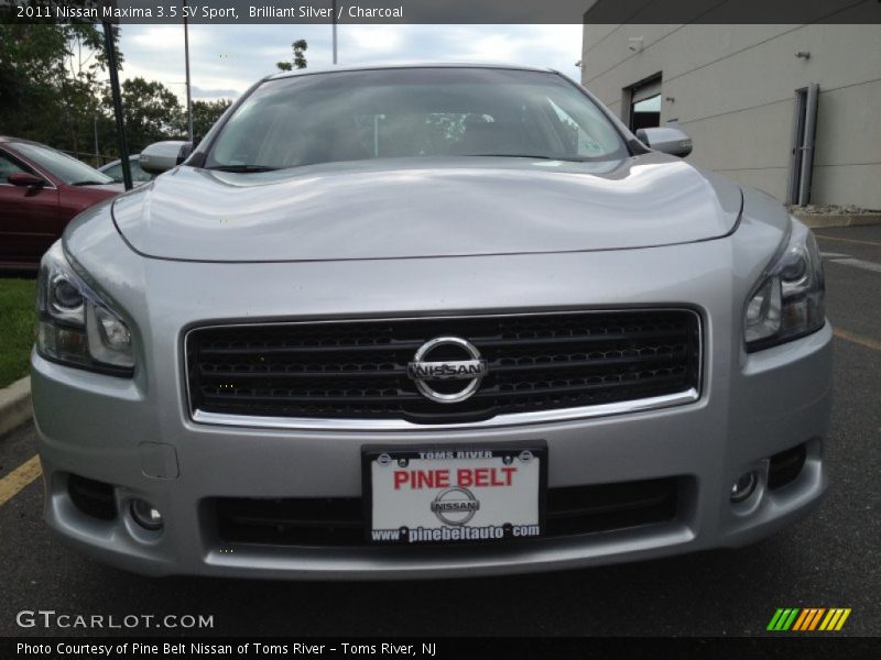 Brilliant Silver / Charcoal 2011 Nissan Maxima 3.5 SV Sport