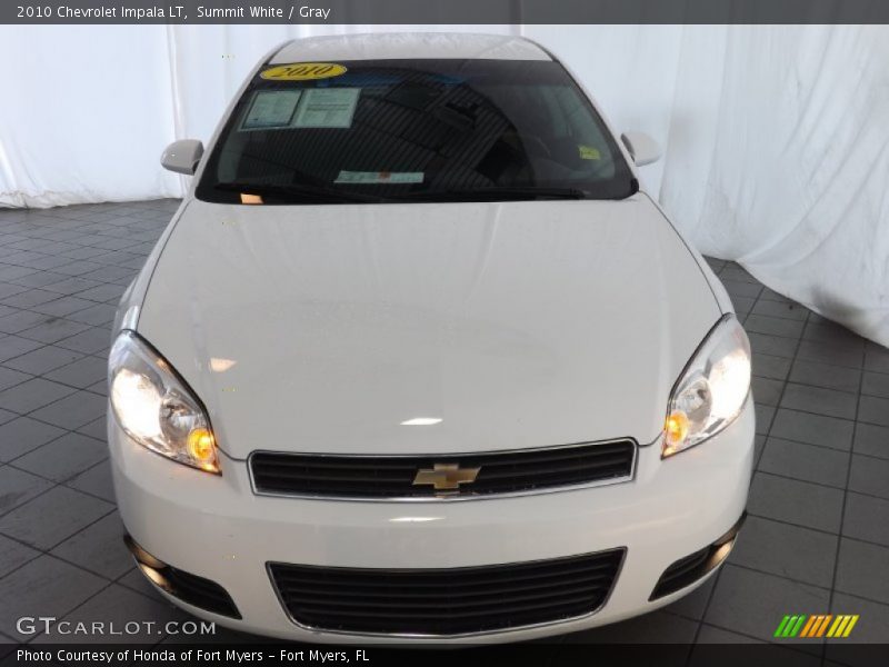 Summit White / Gray 2010 Chevrolet Impala LT