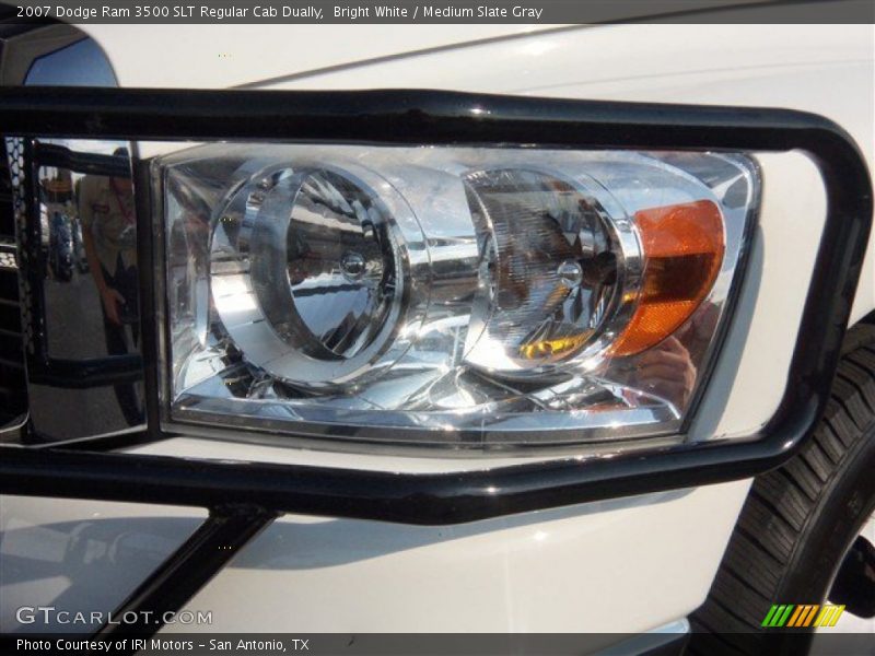 Bright White / Medium Slate Gray 2007 Dodge Ram 3500 SLT Regular Cab Dually