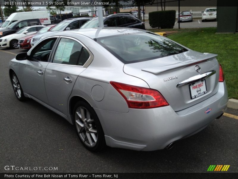 Brilliant Silver / Charcoal 2011 Nissan Maxima 3.5 SV Sport