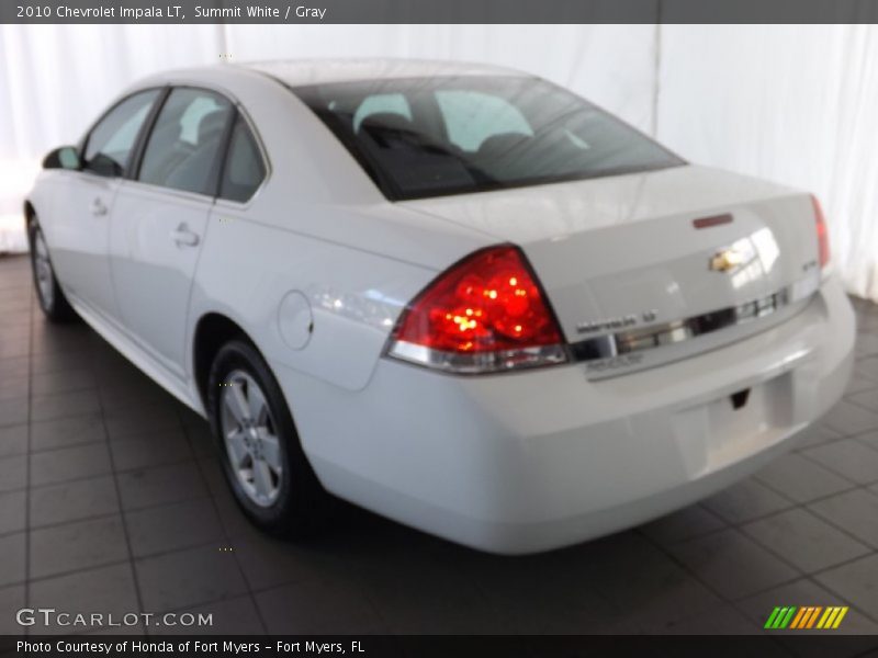 Summit White / Gray 2010 Chevrolet Impala LT