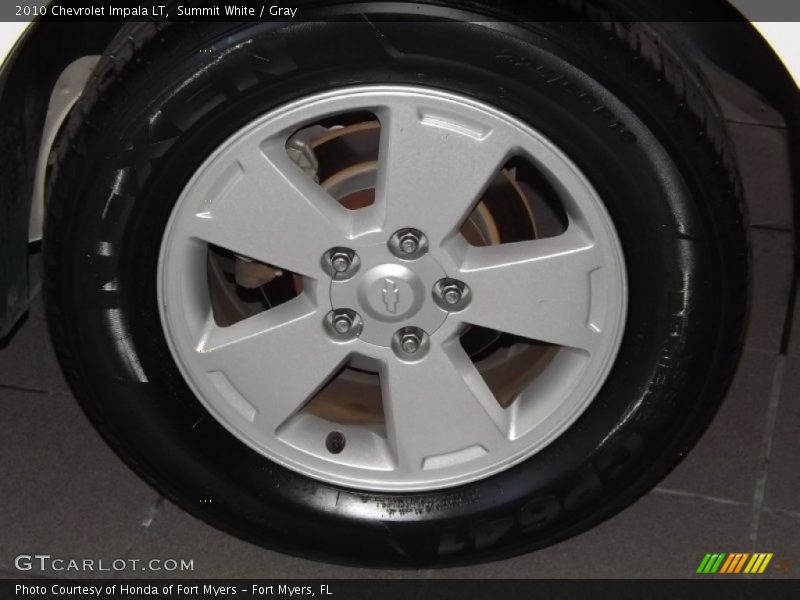 Summit White / Gray 2010 Chevrolet Impala LT