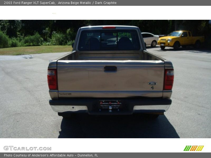 Arizona Beige Metallic / Dark Graphite 2003 Ford Ranger XLT SuperCab