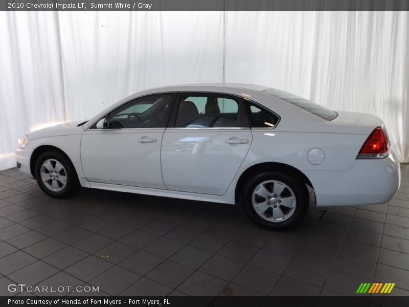 Summit White / Gray 2010 Chevrolet Impala LT