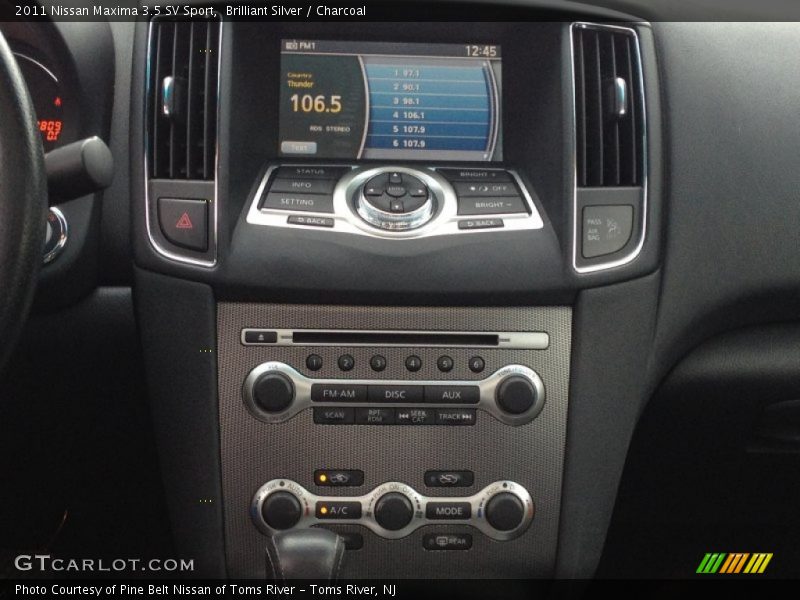 Brilliant Silver / Charcoal 2011 Nissan Maxima 3.5 SV Sport