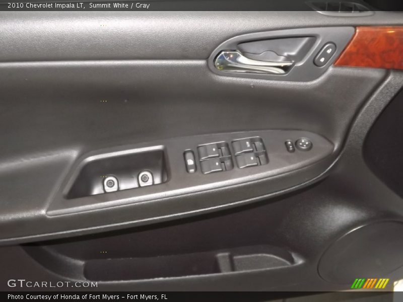 Summit White / Gray 2010 Chevrolet Impala LT