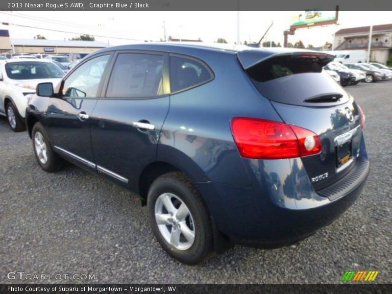 Graphite Blue / Black 2013 Nissan Rogue S AWD