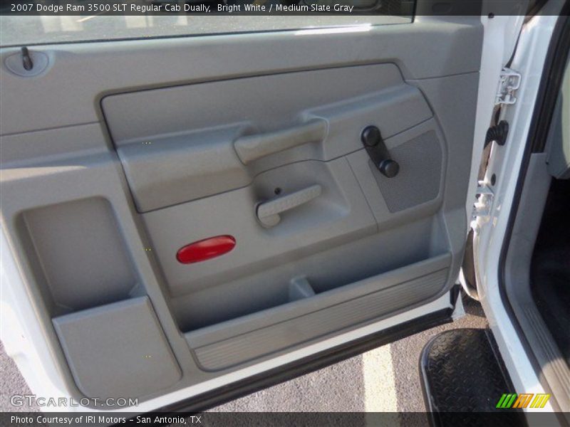 Bright White / Medium Slate Gray 2007 Dodge Ram 3500 SLT Regular Cab Dually
