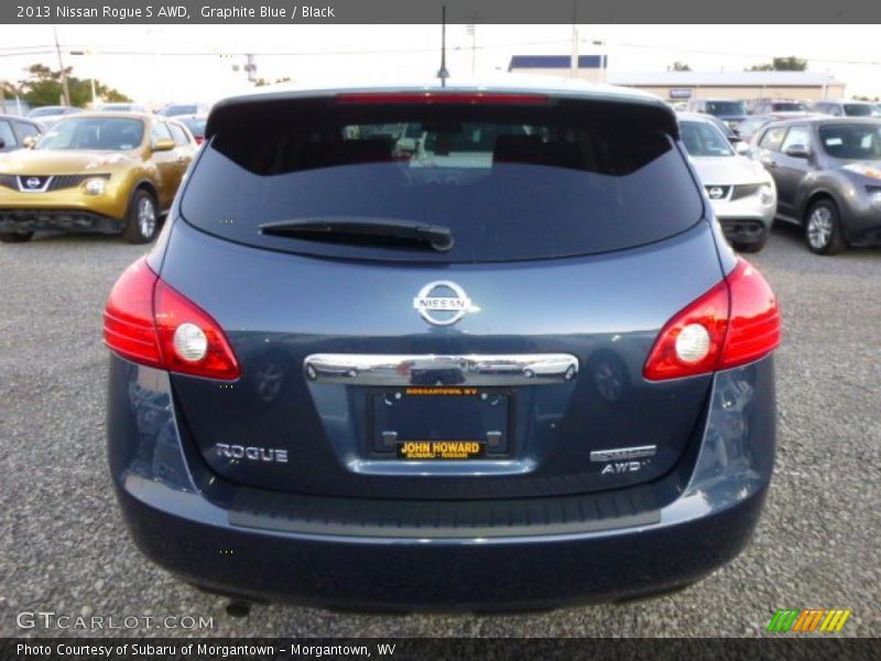 Graphite Blue / Black 2013 Nissan Rogue S AWD