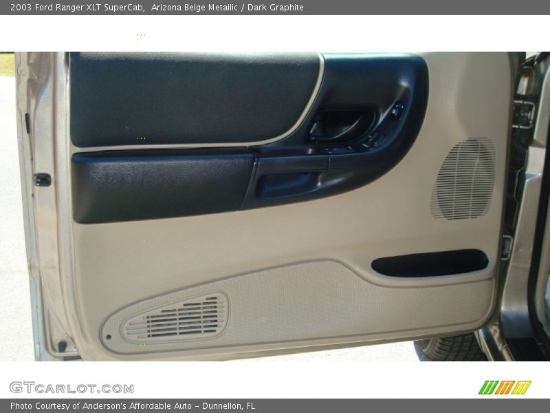 Arizona Beige Metallic / Dark Graphite 2003 Ford Ranger XLT SuperCab