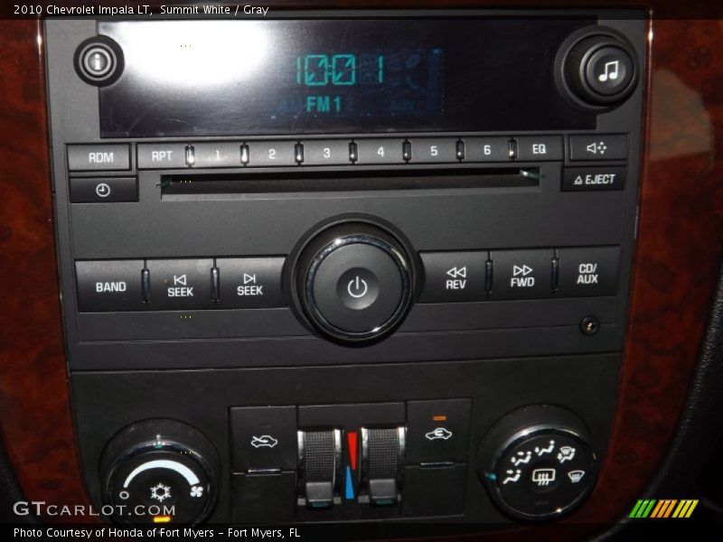 Summit White / Gray 2010 Chevrolet Impala LT