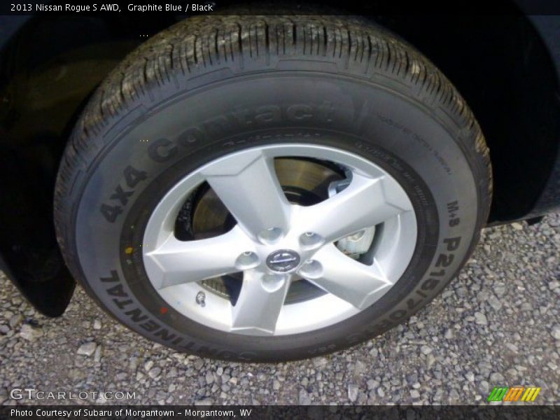 Graphite Blue / Black 2013 Nissan Rogue S AWD