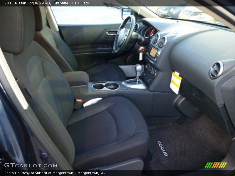 Graphite Blue / Black 2013 Nissan Rogue S AWD