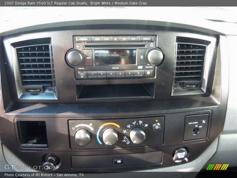 Bright White / Medium Slate Gray 2007 Dodge Ram 3500 SLT Regular Cab Dually