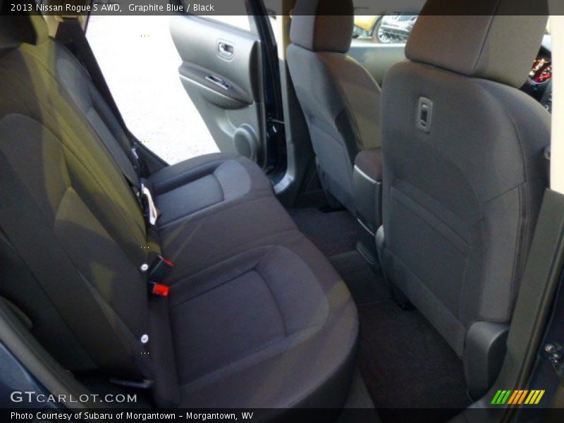 Graphite Blue / Black 2013 Nissan Rogue S AWD
