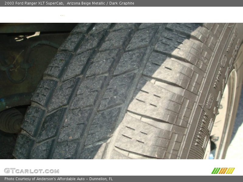 Arizona Beige Metallic / Dark Graphite 2003 Ford Ranger XLT SuperCab
