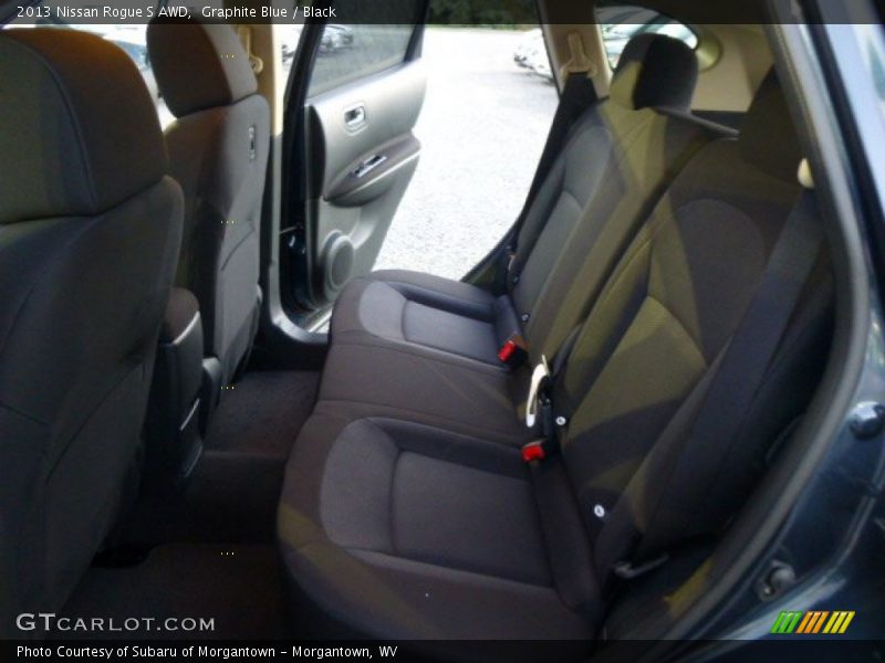 Graphite Blue / Black 2013 Nissan Rogue S AWD