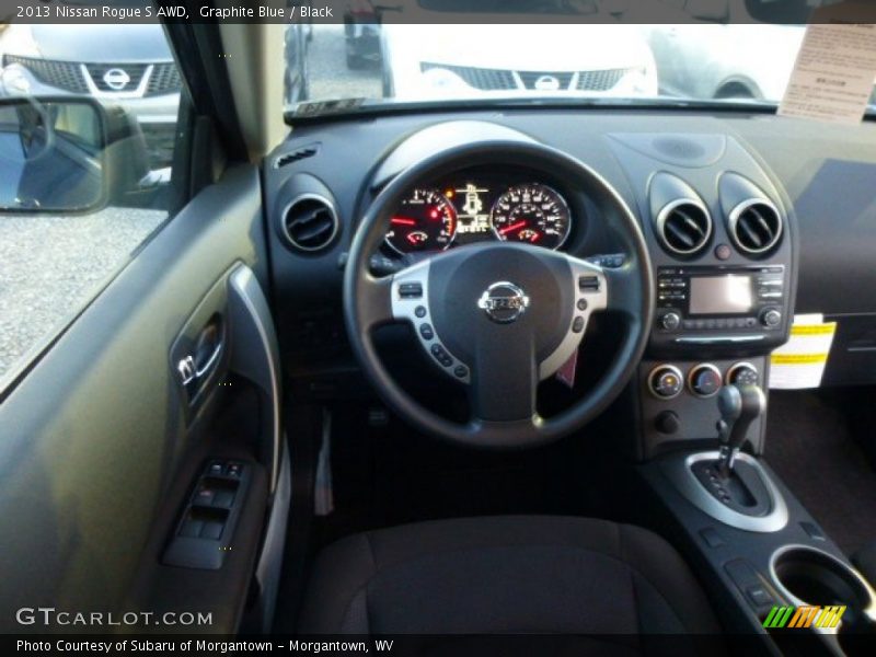 Graphite Blue / Black 2013 Nissan Rogue S AWD
