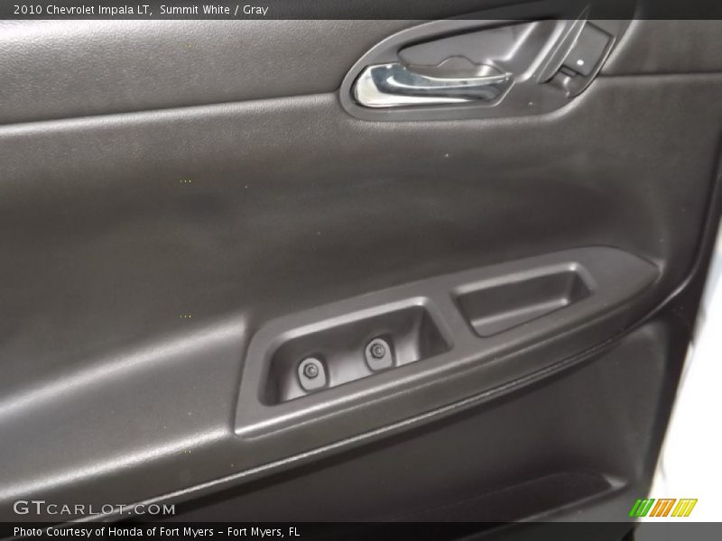 Summit White / Gray 2010 Chevrolet Impala LT
