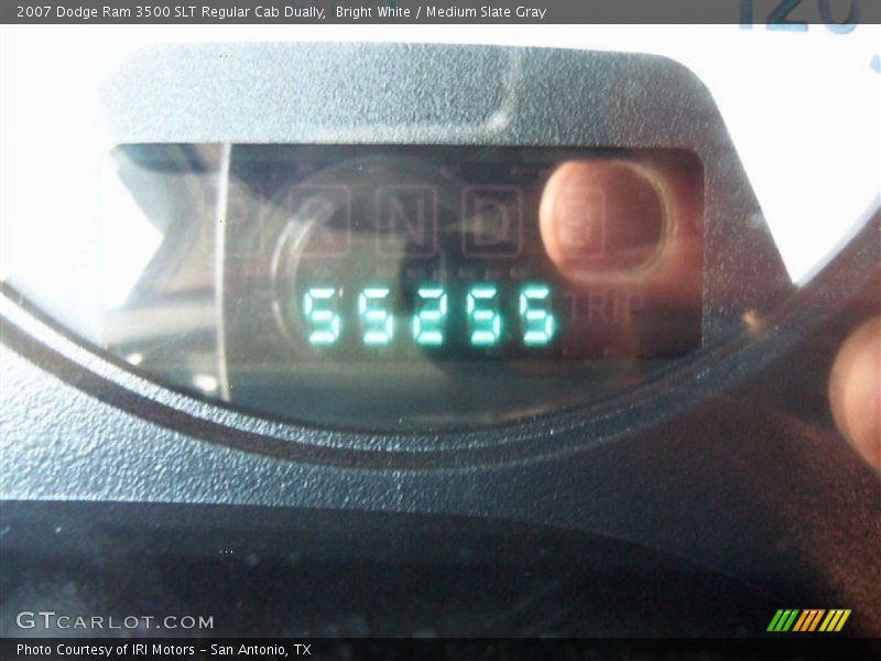 Bright White / Medium Slate Gray 2007 Dodge Ram 3500 SLT Regular Cab Dually