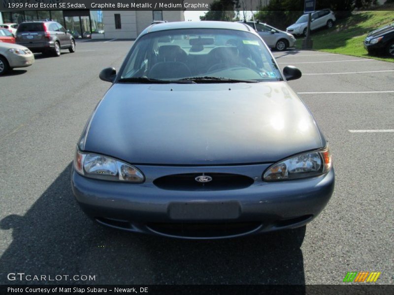 Graphite Blue Metallic / Medium Graphite 1999 Ford Escort SE Sedan
