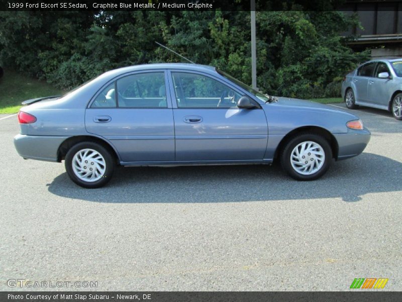Graphite Blue Metallic / Medium Graphite 1999 Ford Escort SE Sedan